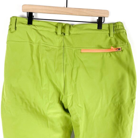 Magcomsen Fleece Pants Green Zip Fly Pockets Waterproof Snow Ski Sz 38 Men's - Picture 9 of 10